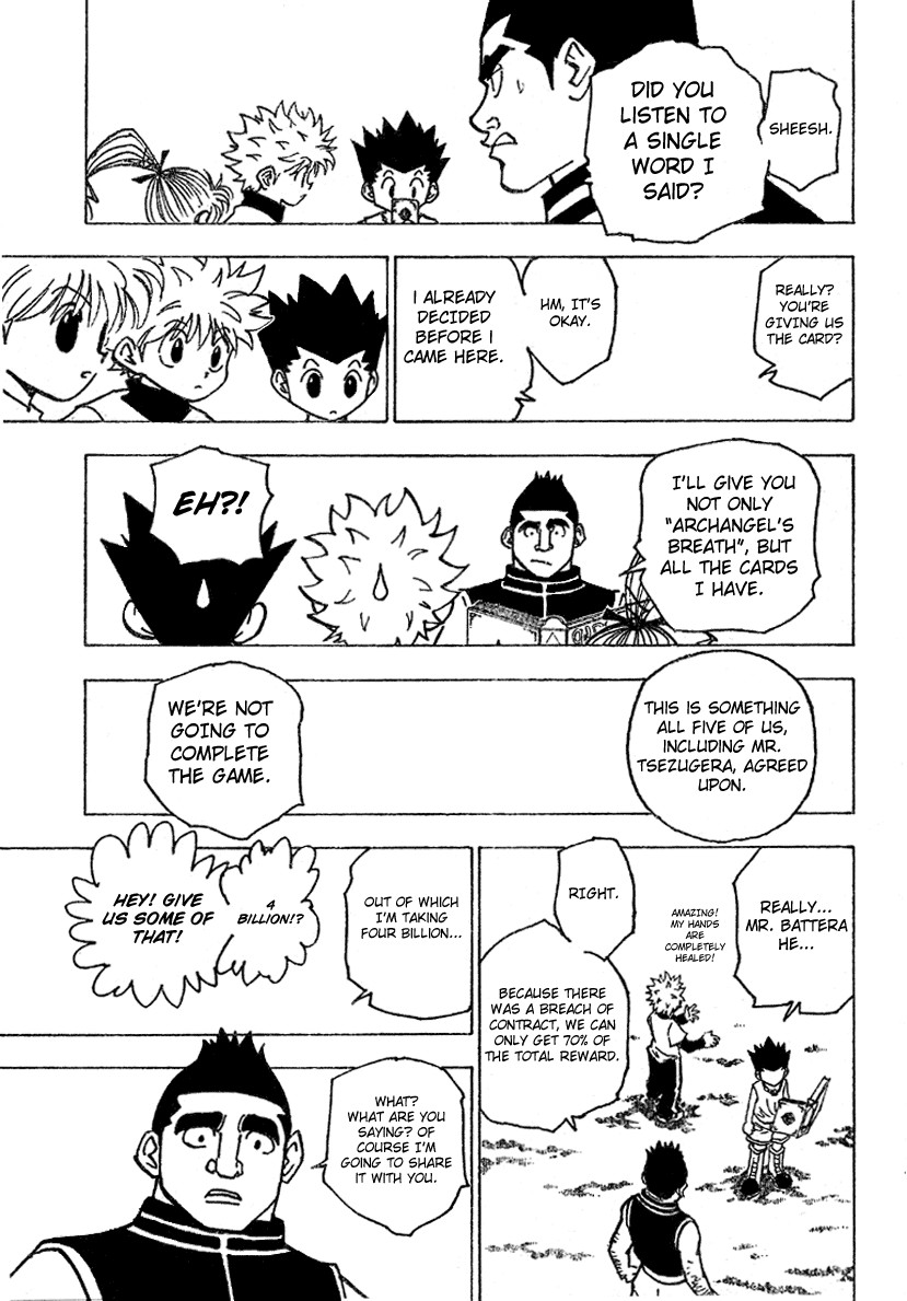 Hunter x Hunter Manga Chapter 182 page 9 - Three-Way Struggle: Part 13