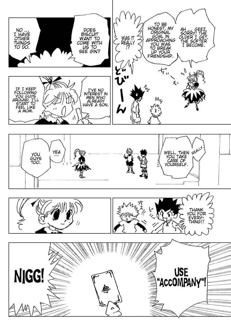 Hunter x Hunter Manga Chapter 185 page 10 - Chance Encounter