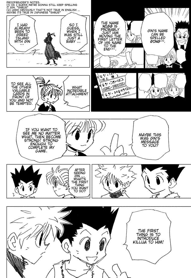 Hunter x Hunter Manga Chapter 185 page 8 - Chance Encounter