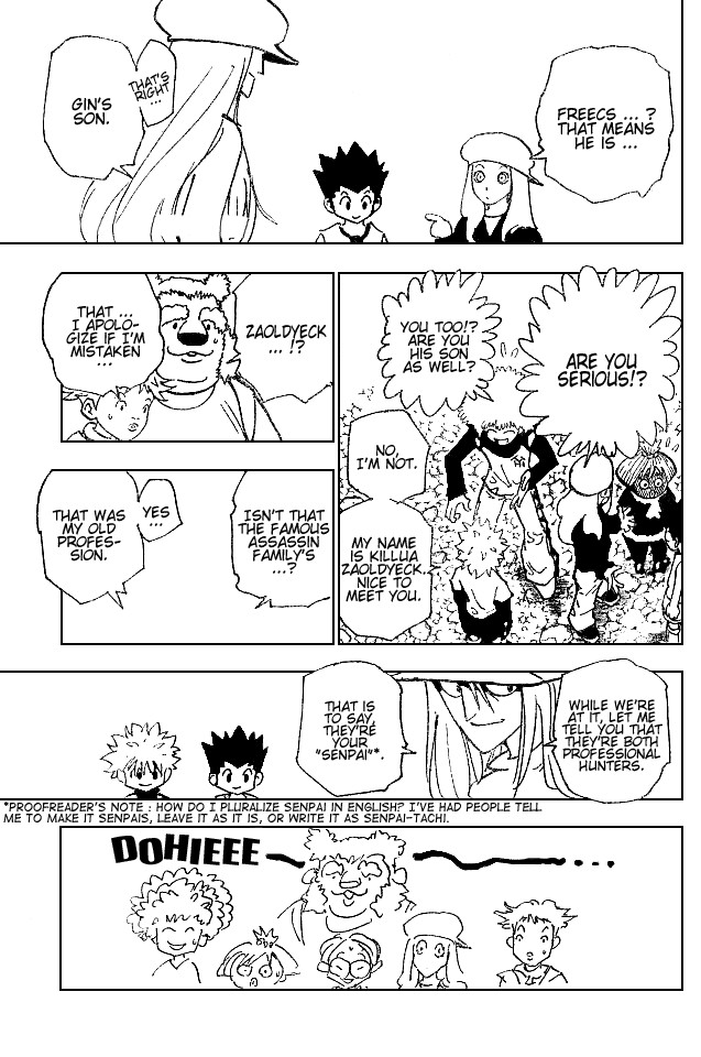 Hunter x Hunter Manga Chapter 186 page 7 - The Queen