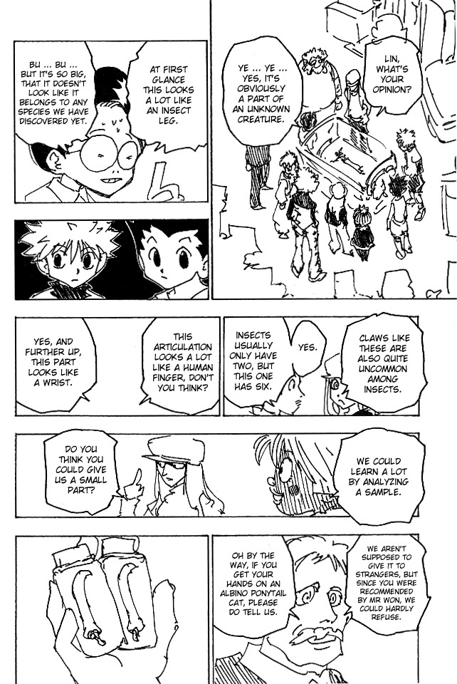 Hunter x Hunter Manga Chapter 187 page 6 - The Best Fodder