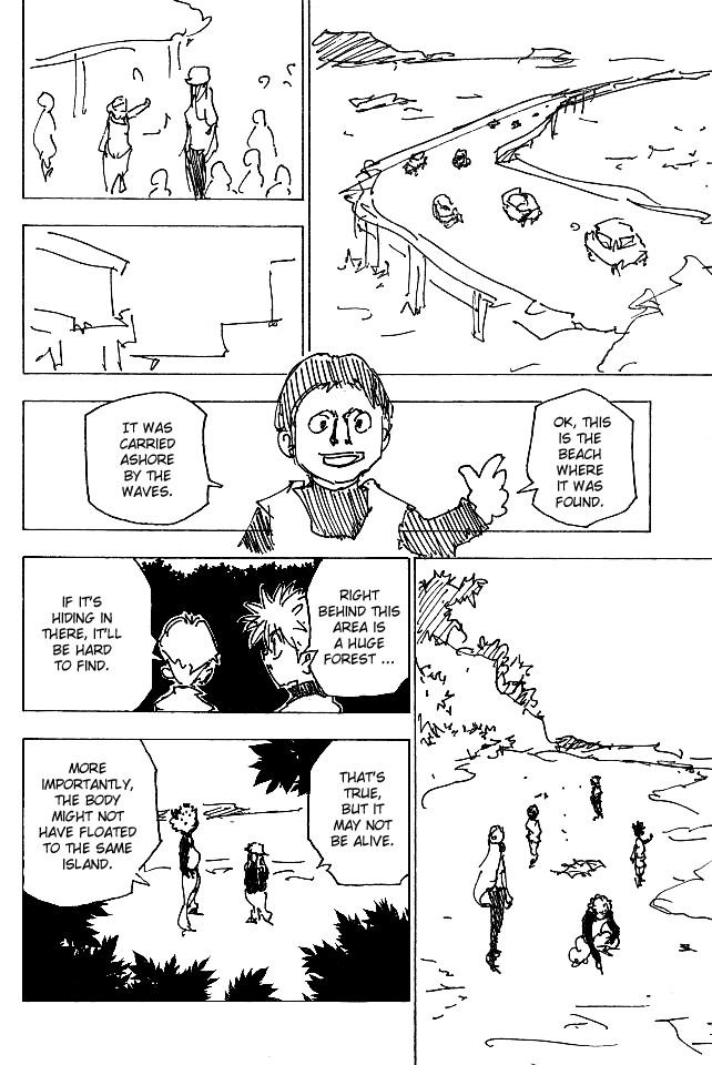 Hunter x Hunter Manga Chapter 187 page 8 - The Best Fodder