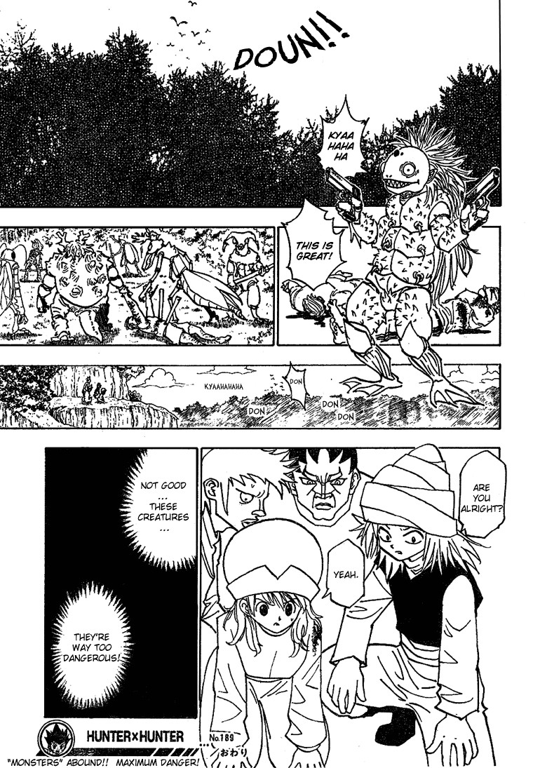 Hunter x Hunter Manga Chapter 189 page 15 - Infiltration
