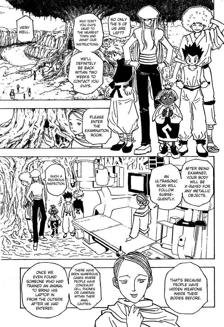 Hunter x Hunter Manga Chapter 189 page 3 - Infiltration