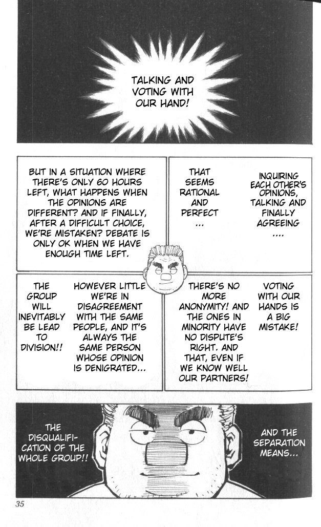 Hunter x Hunter Manga Chapter 19 page 10 - The Trap of Majority Rules