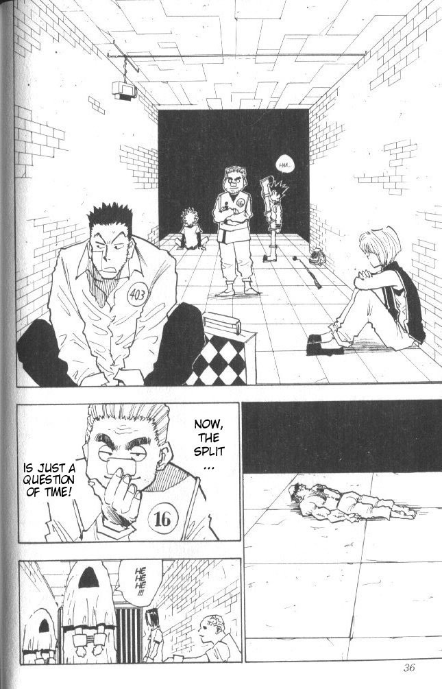 Hunter x Hunter Manga Chapter 19 page 11 - The Trap of Majority Rules