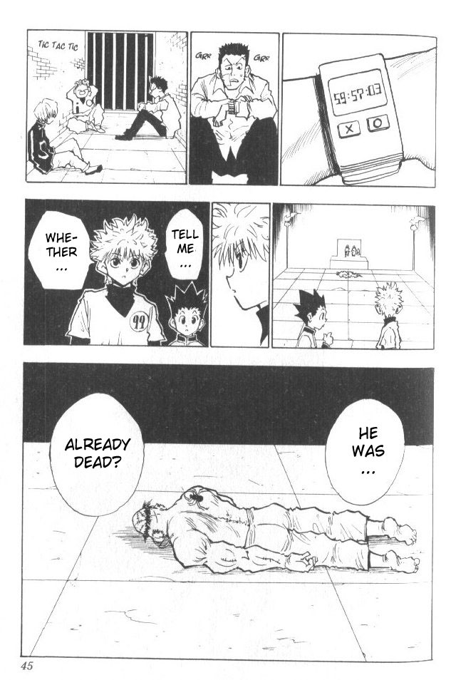 Hunter x Hunter Manga Chapter 19 page 20 - The Trap of Majority Rules