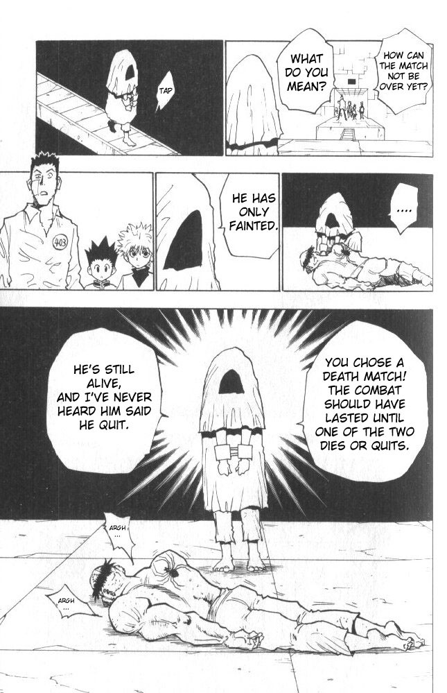 Hunter x Hunter Manga Chapter 19 page 4 - The Trap of Majority Rules