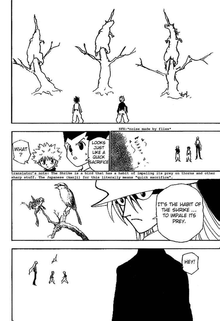 Hunter x Hunter Manga Chapter 191 page 3 - Pros