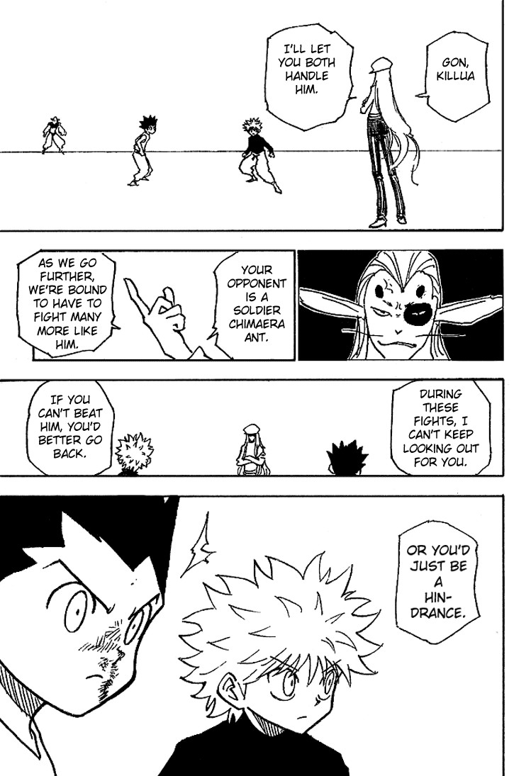 Hunter x Hunter Manga Chapter 191 page 8 - Pros