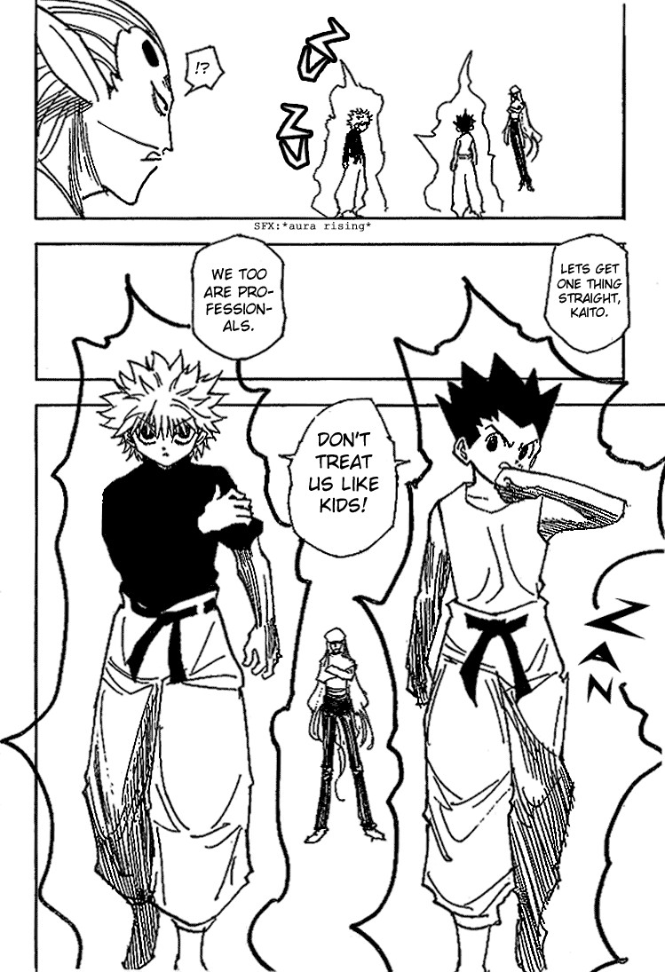 Hunter x Hunter Manga Chapter 191 page 9 - Pros