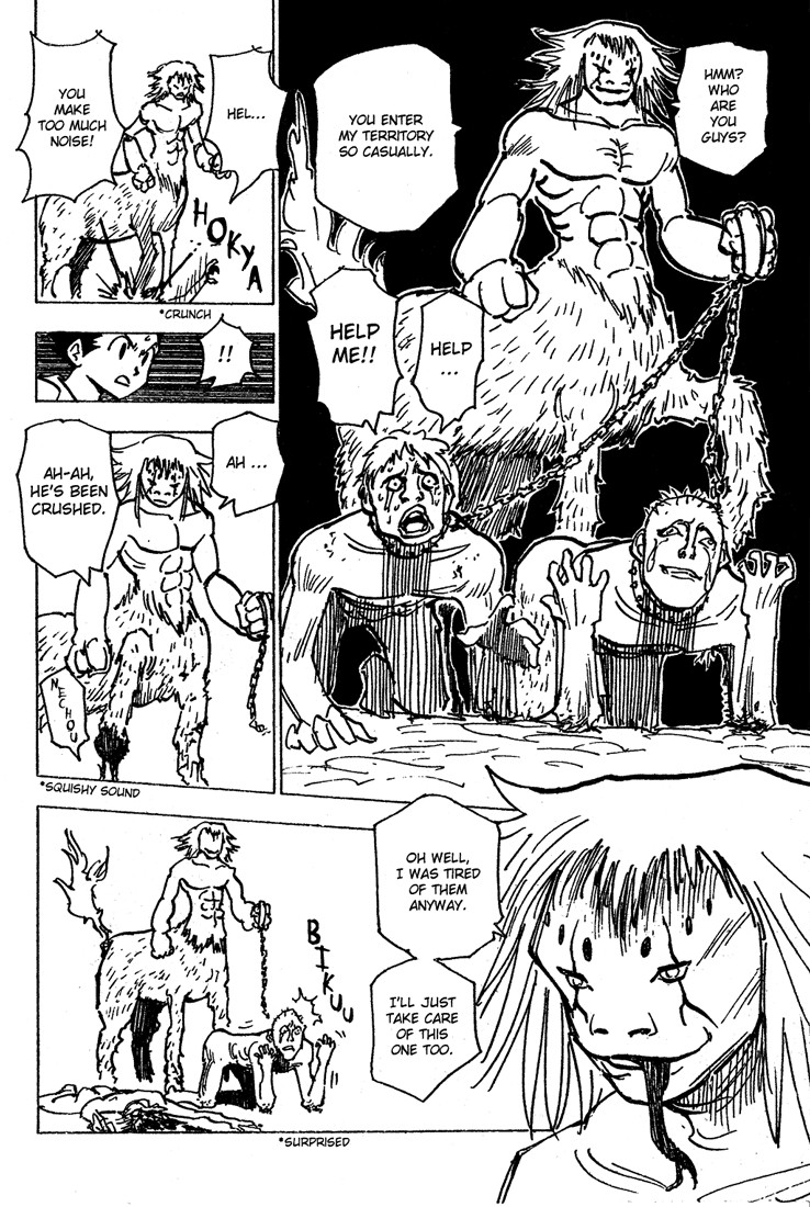 Hunter x Hunter Manga Chapter 192 page 12 - Human Dog