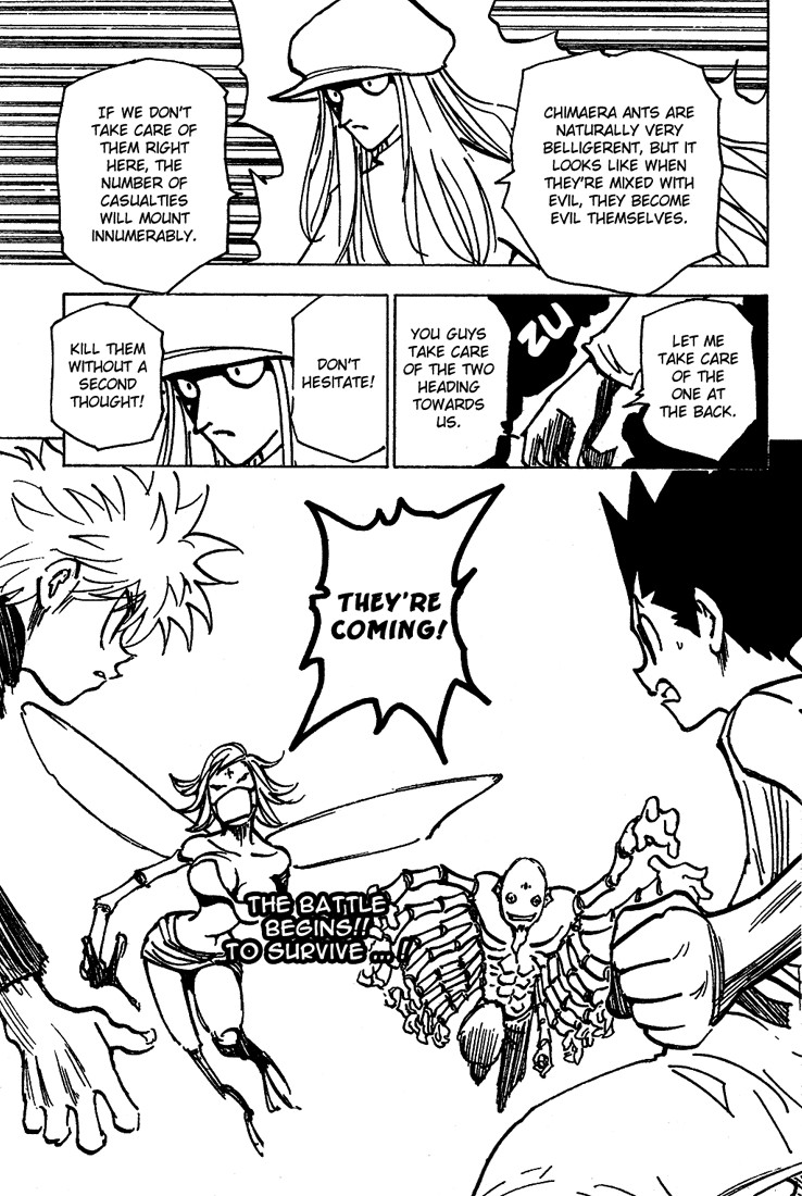 Hunter x Hunter Manga Chapter 192 page 15 - Human Dog