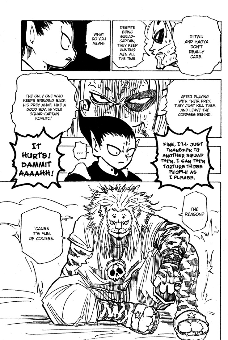 Hunter x Hunter Manga Chapter 192 page 3 - Human Dog