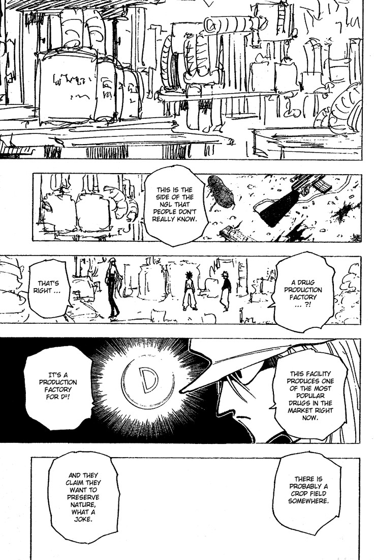 Hunter x Hunter Manga Chapter 192 page 9 - Human Dog