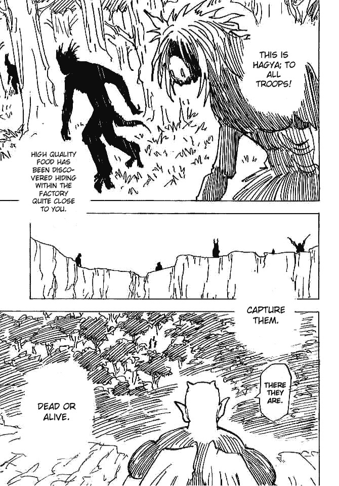 Hunter x Hunter Manga Chapter 194 page 12 - vs. Hagya's Squad: Part 1