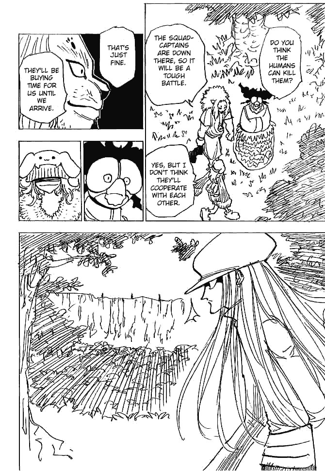 Hunter x Hunter Manga Chapter 194 page 13 - vs. Hagya's Squad: Part 1