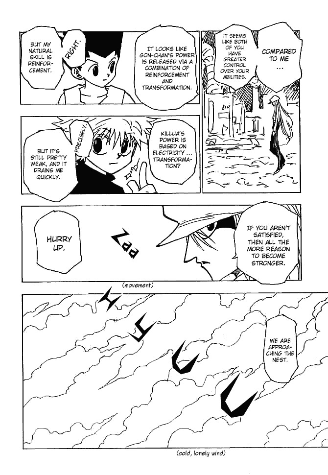 Hunter x Hunter Manga Chapter 194 page 3 - vs. Hagya's Squad: Part 1