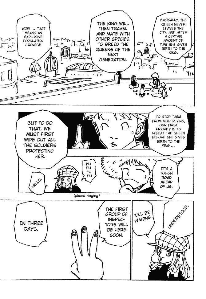 Hunter x Hunter Manga Chapter 194 page 6 - vs. Hagya's Squad: Part 1