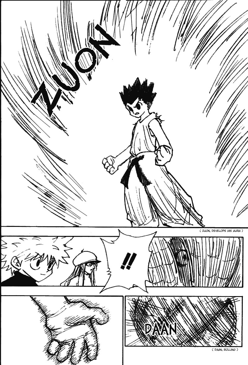 Hunter x Hunter Manga Chapter 195 page 10 - vs. Hagya's Squad: Part 2