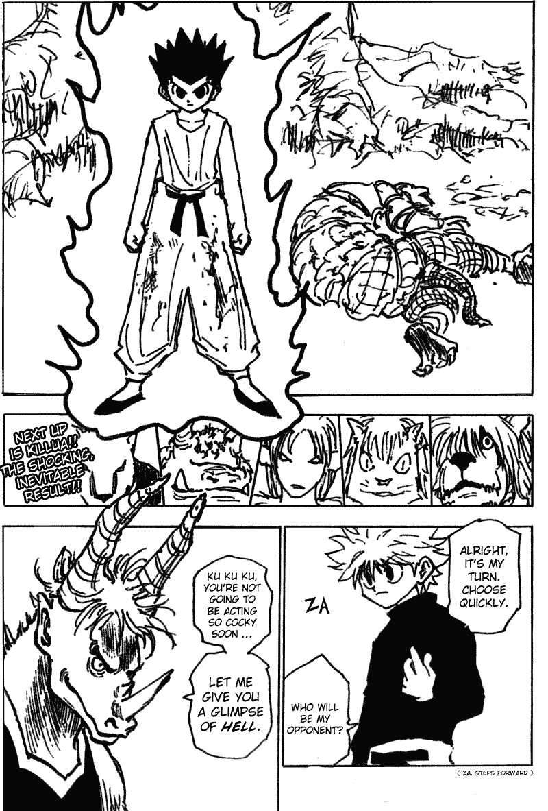 Hunter x Hunter Manga Chapter 195 page 14 - vs. Hagya's Squad: Part 2