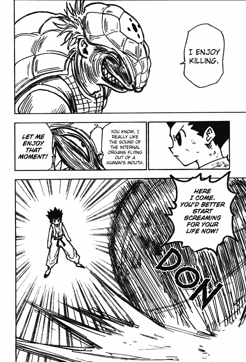 Hunter x Hunter Manga Chapter 195 page 9 - vs. Hagya's Squad: Part 2