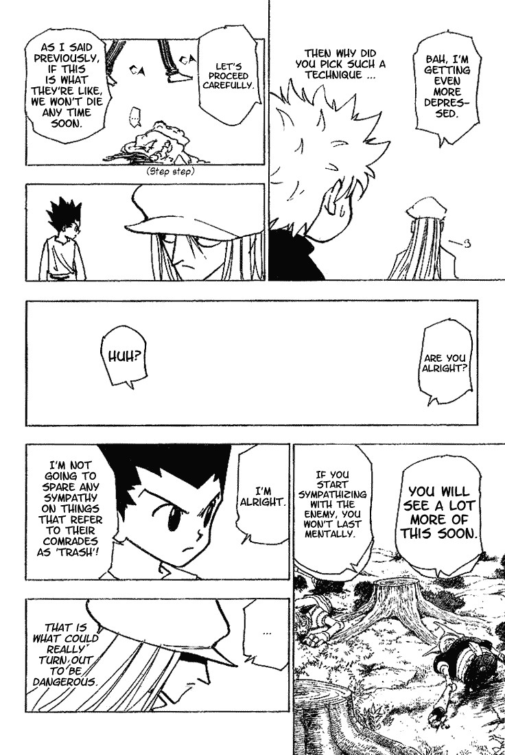 Hunter x Hunter Manga Chapter 196 page 12 - vs. Hagya's Squad: Part 3