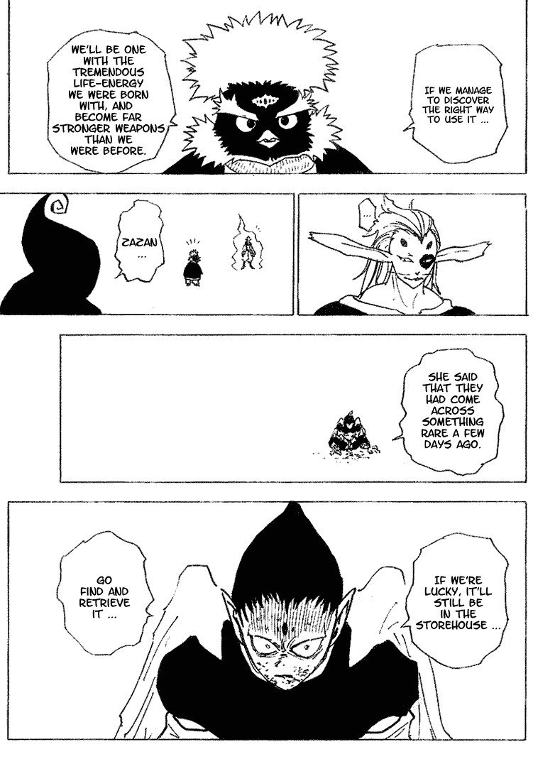 Hunter x Hunter Manga Chapter 196 page 3 - vs. Hagya's Squad: Part 3