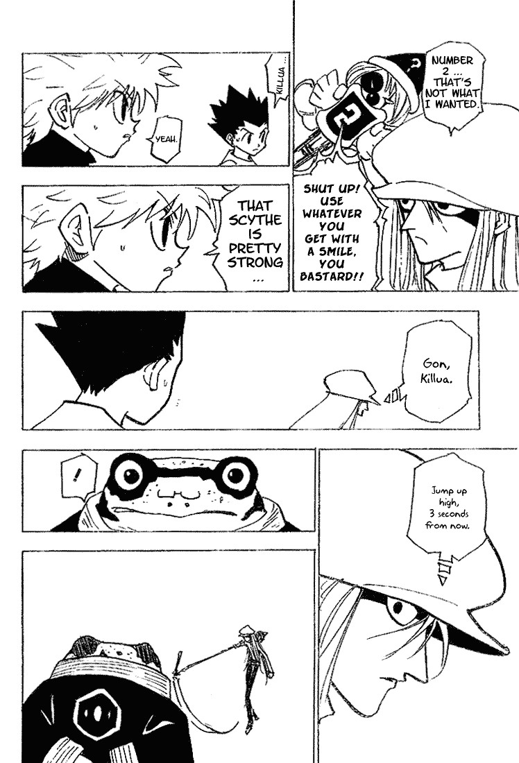 Hunter x Hunter Manga Chapter 196 page 7 - vs. Hagya's Squad: Part 3