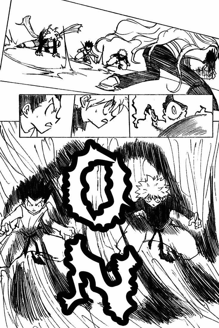 Hunter x Hunter Manga Chapter 198 page 11 - Sudden Attack