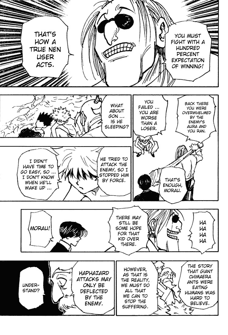 Hunter x Hunter Manga Chapter 199 page 7 - Light and Shadow