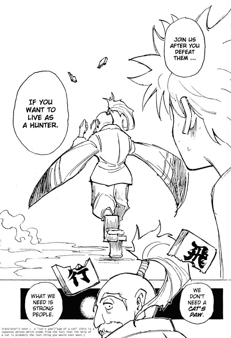 Hunter x Hunter Manga Chapter 199 page 9 - Light and Shadow