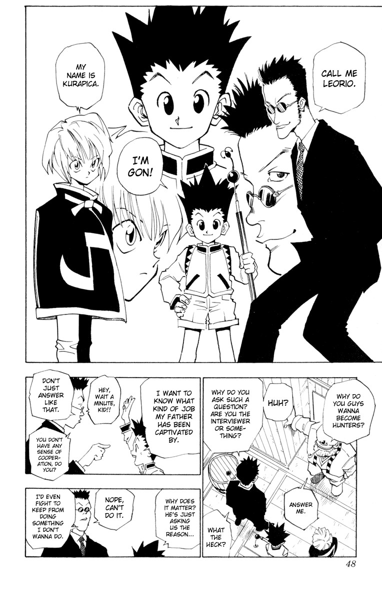 Hunter x Hunter Manga Chapter 2 page 10 - An Encounter in the Storm