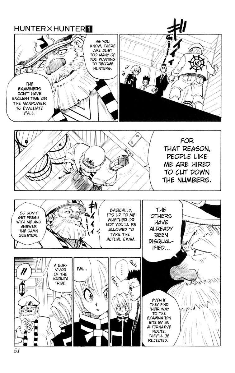 Hunter x Hunter Manga Chapter 2 page 13 - An Encounter in the Storm