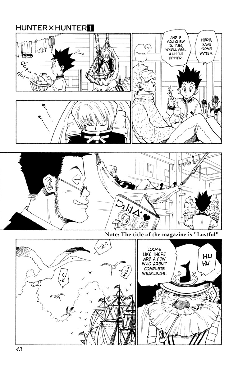 Hunter x Hunter Manga Chapter 2 page 5 - An Encounter in the Storm