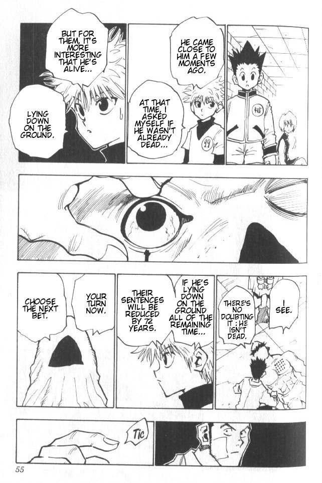 Hunter x Hunter Manga Chapter 20 page 10 - Gambling Time