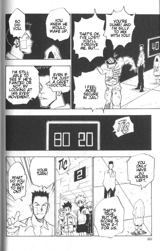 Hunter x Hunter Manga Chapter 20 page 15 - Gambling Time