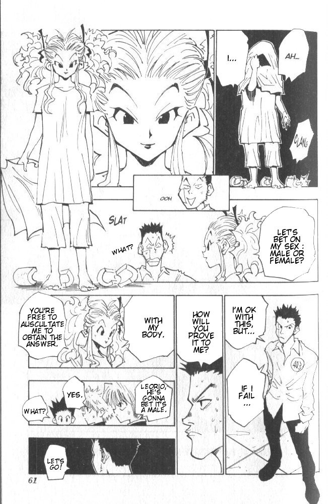 Hunter x Hunter Manga Chapter 20 page 16 - Gambling Time