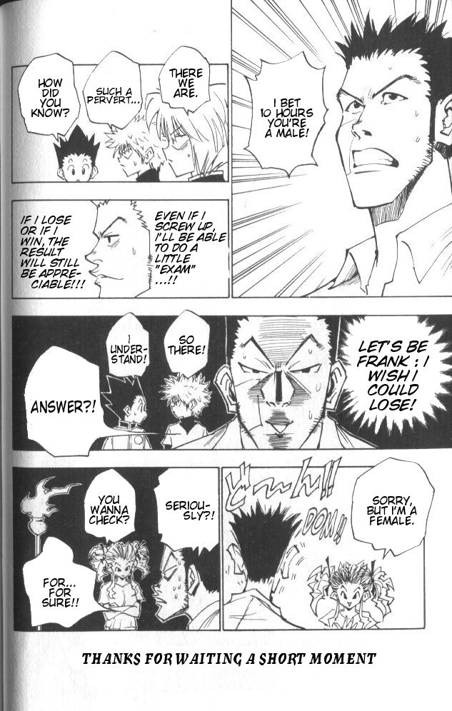 Hunter x Hunter Manga Chapter 20 page 17 - Gambling Time