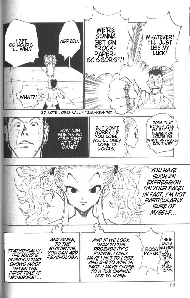 Hunter x Hunter Manga Chapter 20 page 19 - Gambling Time
