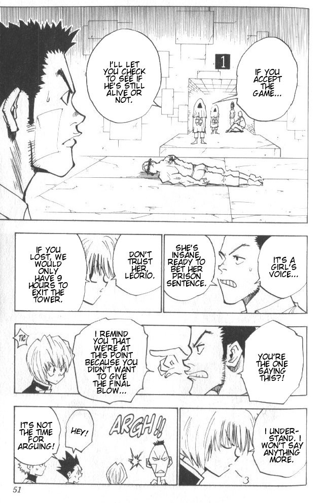 Hunter x Hunter Manga Chapter 20 page 6 - Gambling Time