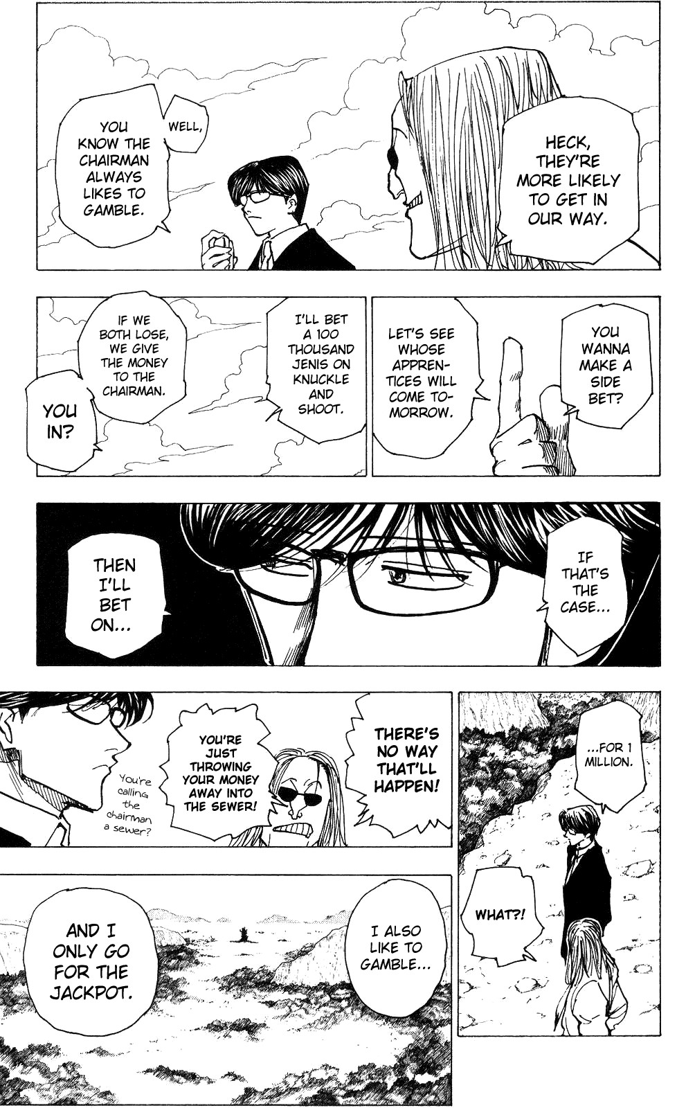 Hunter x Hunter Manga Chapter 206 page 12 - A Real Fight