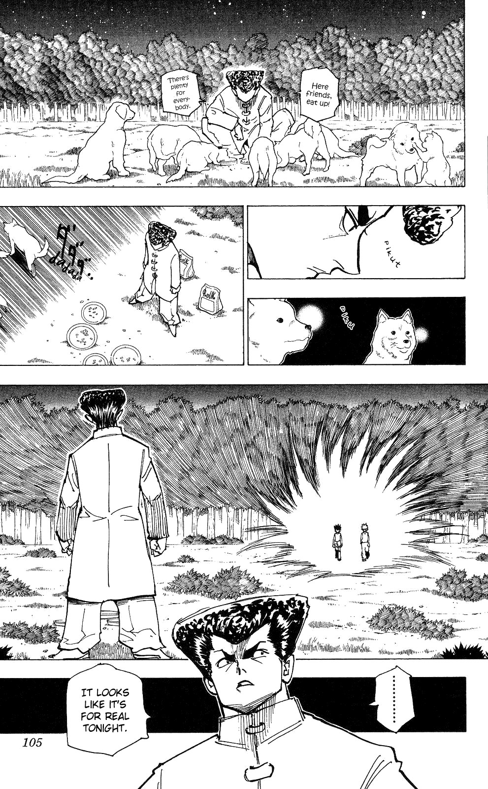 Hunter x Hunter Manga Chapter 206 page 3 - A Real Fight