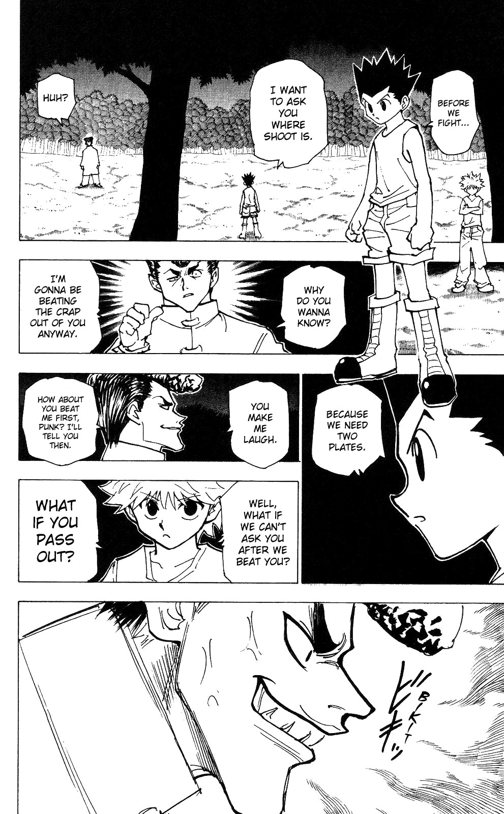 Hunter x Hunter Manga Chapter 206 page 5 - A Real Fight
