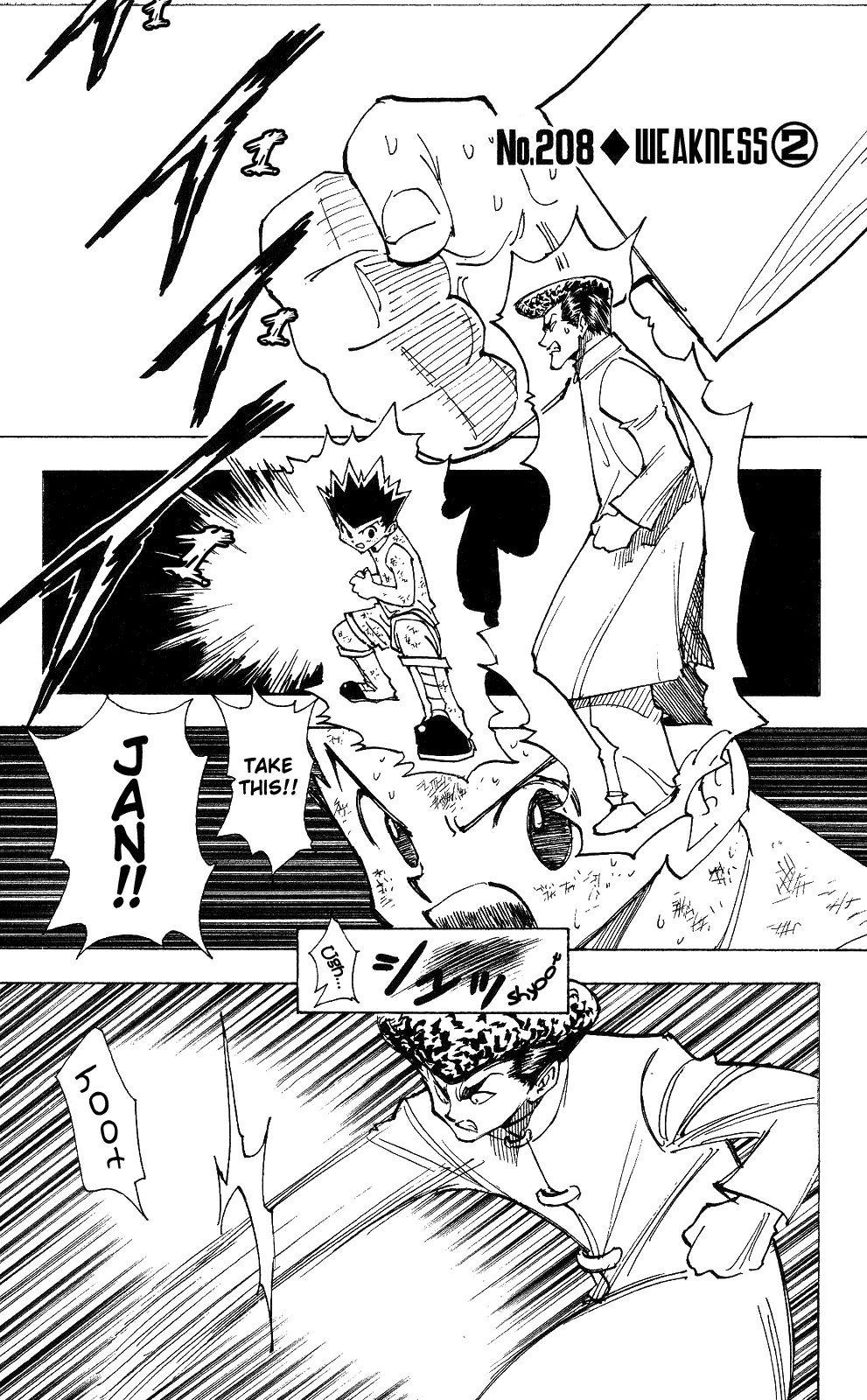 Hunter x Hunter Manga Chapter 208 page 1 - Weakness: Part 2