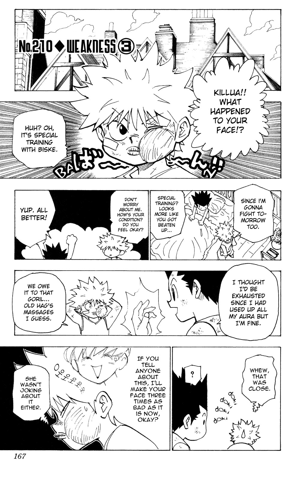 Hunter x Hunter Manga Chapter 210 page 1 - Weakness: Part 3