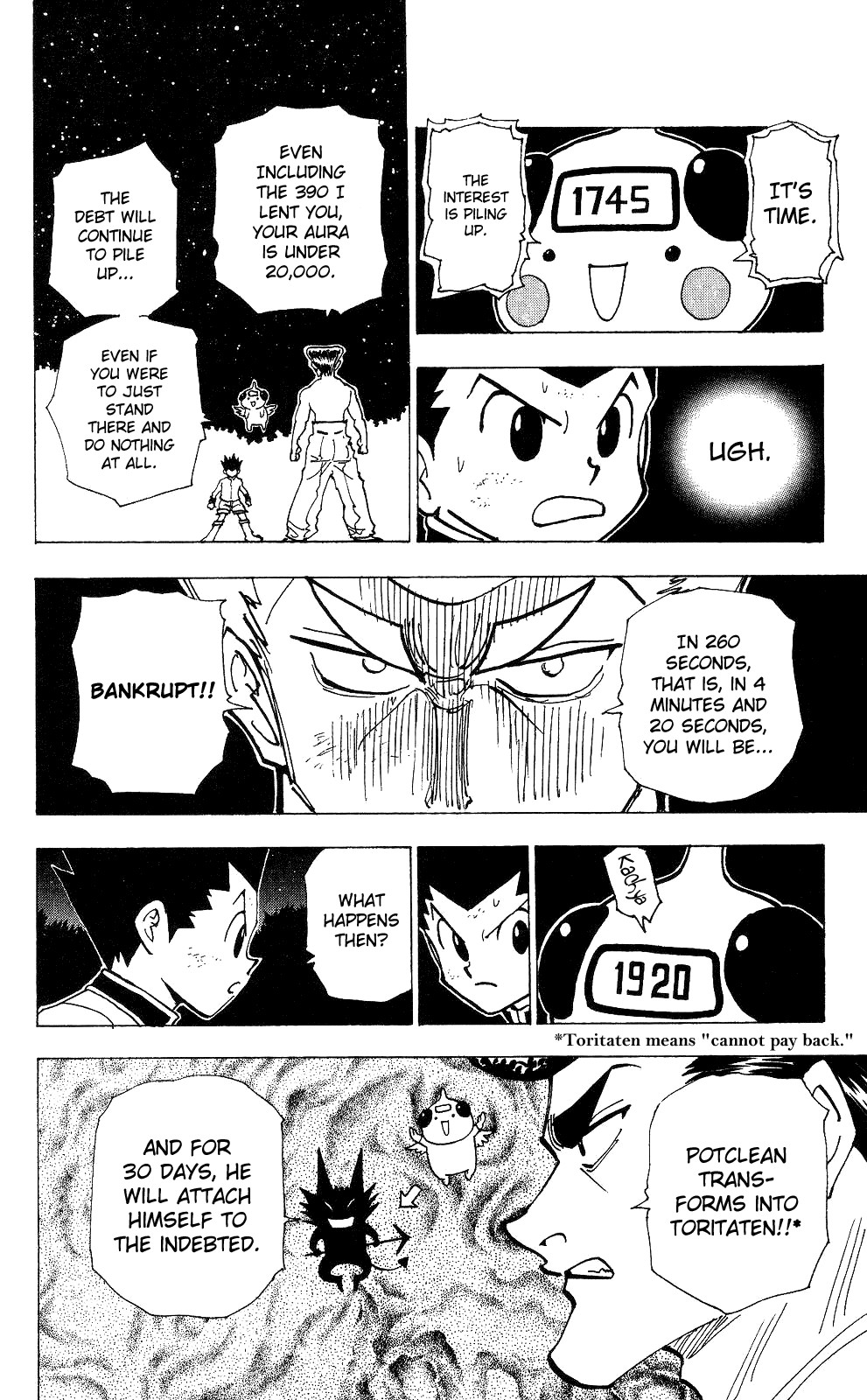 Hunter x Hunter Manga Chapter 211 page 8 - Loan Shark