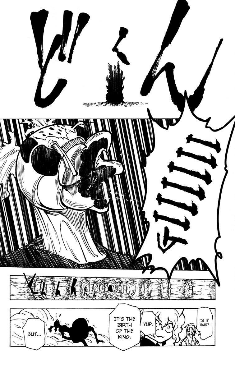 Hunter x Hunter Manga Chapter 212 page 14 - Water Breaking