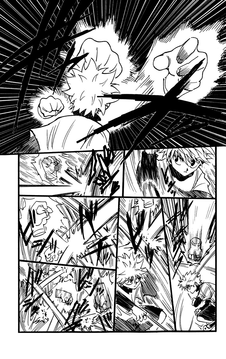 Hunter x Hunter Manga Chapter 212 page 3 - Water Breaking