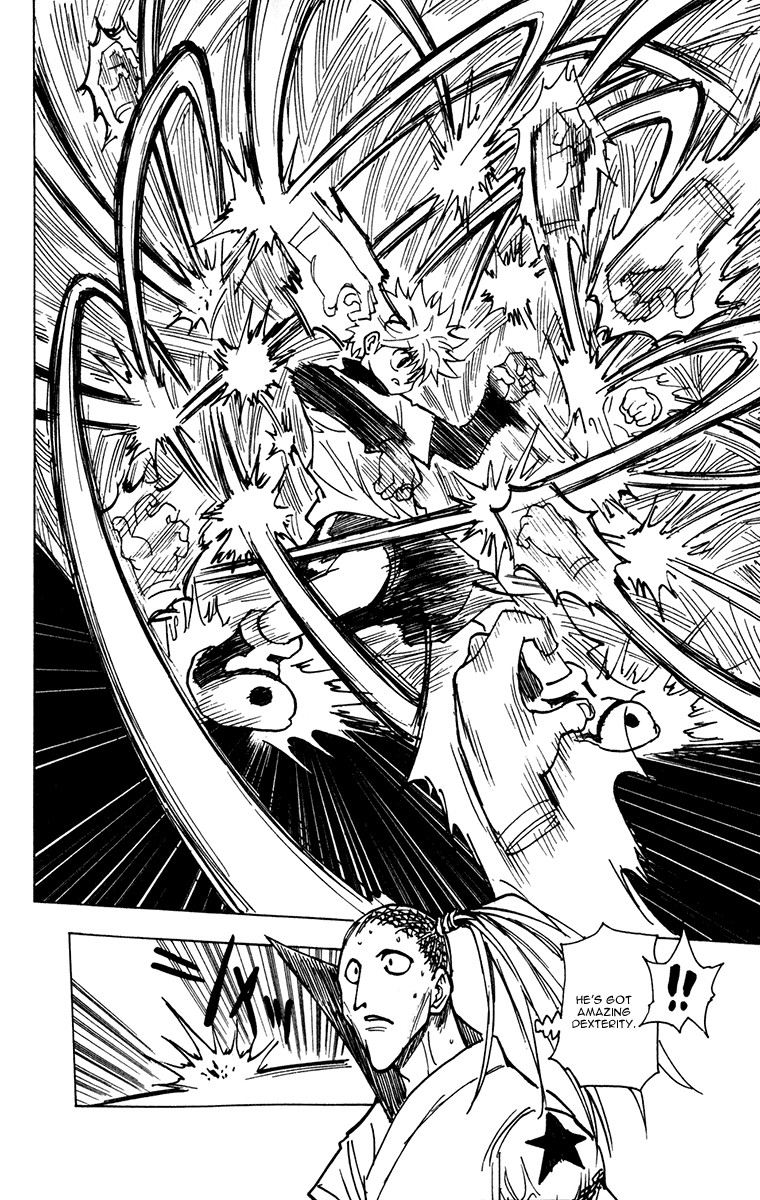 Hunter x Hunter Manga Chapter 212 page 4 - Water Breaking